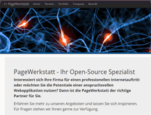 Tablet Screenshot of pagewerkstatt.ch